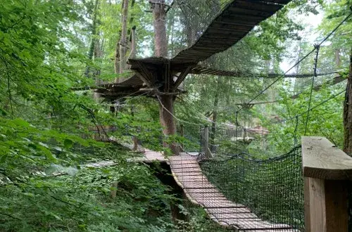 Le Grand Parc d'Andilly en été