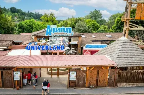 UNIVERLAND Le Aquarium Périgord Noir  Big Bird  Labyrinthe Préhistorique  Jungle Golf